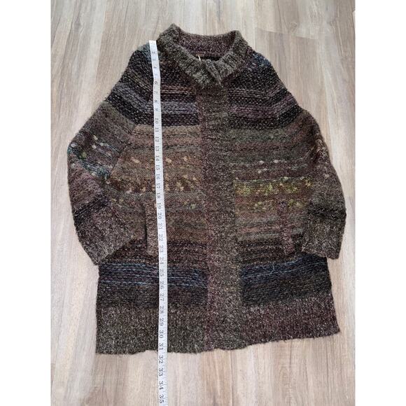 Free People Starlight Shadow Poncho/Cardigan sweater -multicolor - size XS - Picture 9 of 12